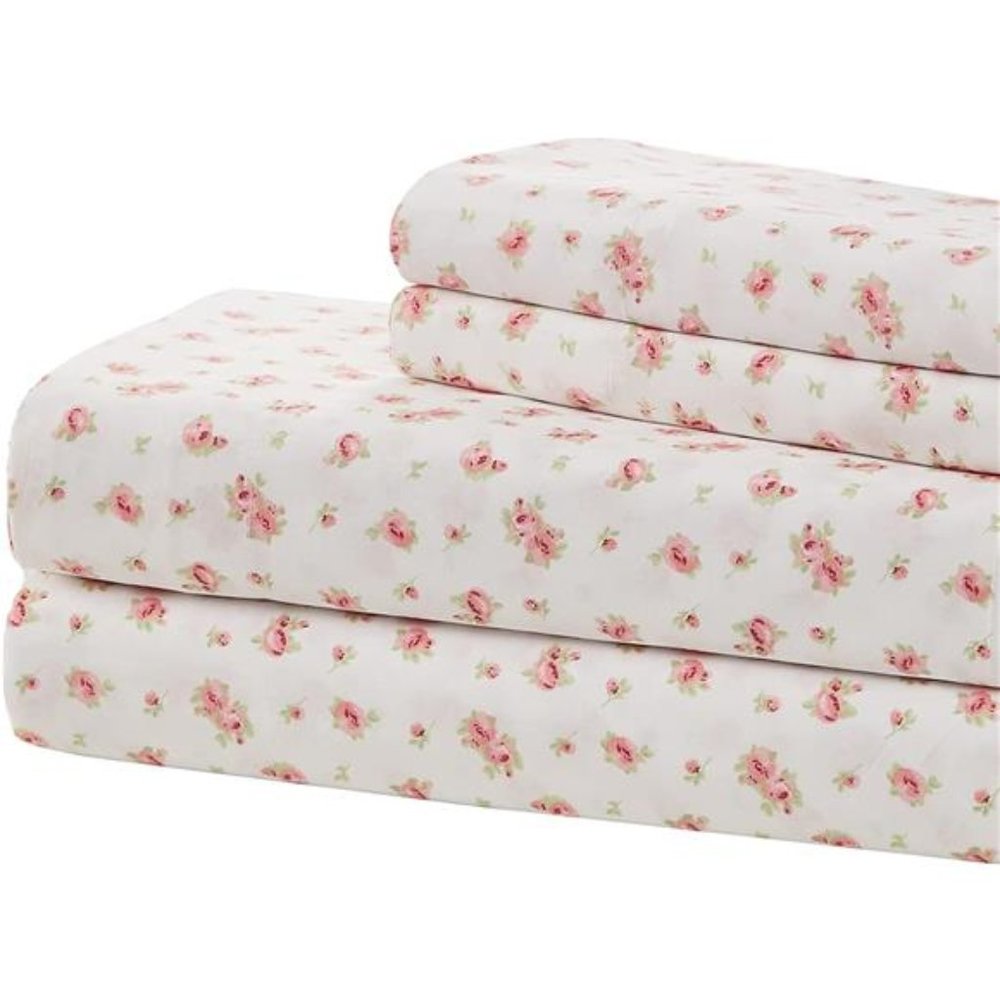 Soft Microfiber Printed Sheets - Luxurious Microfiber Bed Sheets, Fitted Sheet